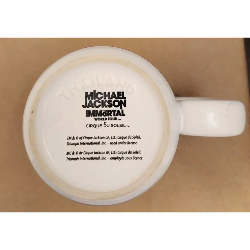 RARE Michael Jackson The Immortal World Tour Cirque du Soleil Mug - 2011 Collect